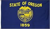 Indoor/Outdoor Mail-In State Flags, Oregon & Washington State, 5 ft. x 3 ft.