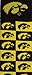Donegal Bay NCAA Iowa Hawkeyes Checkerboard Dress Socks
