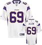 Reebok Minnesota Vikings Jared Allen Replica White Jersey