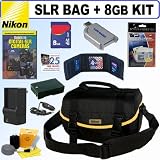 8GB Deluxe Accessory Kit for Nikon Digtal SLR Cameras with Original Nikon Gadget Bag 8GB Deluxe Accessory Kit for Nikon Digtal SLR Cameras with Original Nikon Gadget Bag