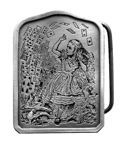 Deck Of Cards Alice In Wonderland Belt Buckle