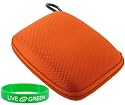 Nylon Hard Shell Cube (Orange) GPS Case for Garmin n&uuml;vi 550 3.5-Inch