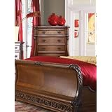 Tiviers Solid Wood Fully Assembled Chest , Cherry Finish