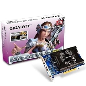 Gigabyte ATI Radeon HD4650 1 GB AGP Video Card GV-R465D2-1GI by Gigabyte