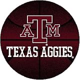 4' Round Texas A&M Aggies Basketball Rug