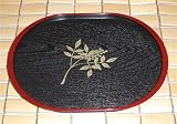Japanese Lacquer Square Sushi Plate #5092