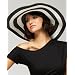 51DNl9bEg6L. AA75  bebe Striped Floppy Straw Hat