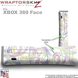 Neon Swoosh on White Skin by WraptorSkinz TM fits Original XBOX 360 Factory ....