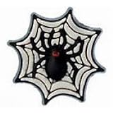 Spinne im Netz style your Crocs, Spider in web