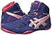 ASICS Men's Snapdown Wrestling Shoe, Navy/Silver/Red, 8.5 M US