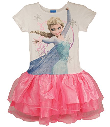 Frozen Disney Queen Elsa Youth Girls Tutu Dress Costume (7-8/M)