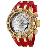 Invicta Women's 6949 Reserve Collection Bolt Chronograph Red Polyurethane Watch