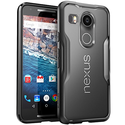 Nexus 5X Case, SUPCASE Google Nexus 5X Case Cover (2015 Release) Unicorn Beetle Series Premium **Slim** Hybrid Protective Case / Bumper (Frost/Black)