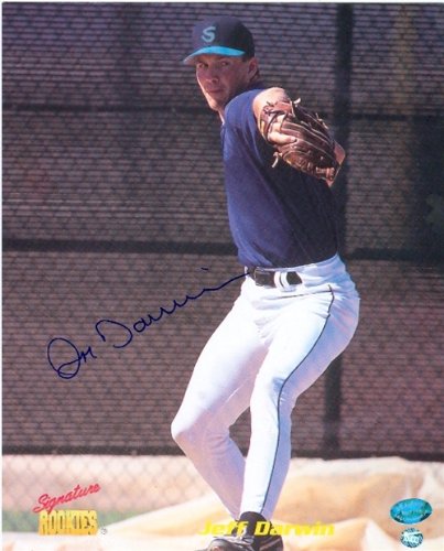 Jeff Darwin Autographed/Hand Signed 8x10 photo (Seattle Mariners Signature Rookies)