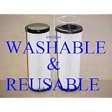 2 WASHABLE F1 HEPA FILTERS for DIRT DEVIL vacuums.