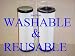 2 WASHABLE F1 HEPA FILTERS for DIRT DEVIL vacuums.