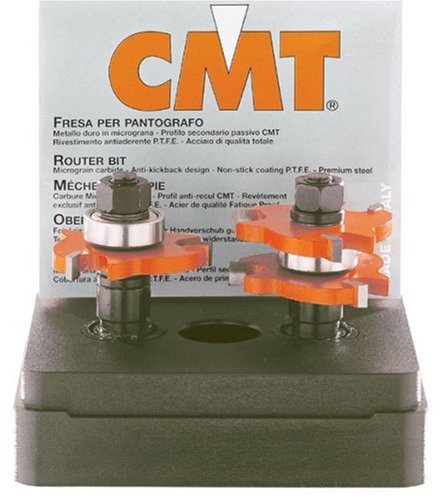 CMT 800.626.11 2 Piece Tongue & Groove 1/2 Shank Router Bit Set