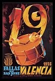Fallas de San Jose Valencia 12x18 Giclee on canvas