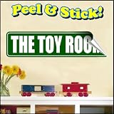 Peel and Stick Personalized Street Sign Wall Decals Removable and Repositionable(add Custom Text), 4" X 18"