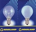 1x NOVALAMP Kugellampe AT / 25W / 230 V / E14 / matt