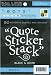 Black And White Clear Sticker Quote Stack 4.875X7 10 Sheets-Boys