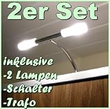 Kleiderschrank Beleuchtung 2er Komplett-Set