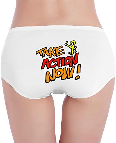 Zhusi Women's Take Action Now Cotton Underwear