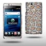 LEOPARD DIAMANTE STRASS BLING H�LLE F�R SONY ERICSSON XPERIA ARC X12 / XPERIA ARC S