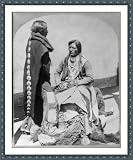 Historic Print (S): Ute Braves, of the Kah-poh-teh band, northern New Mexico, in full dress.