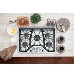GE CGP350SETSS Cafe 30" Stainless Steel Gas Sealed Burner Cooktop