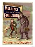 Mellin's Emulsion Coughs, Colds and Flu Medicine, UK, 1890 Collections Giclee Poster Print, 18x24