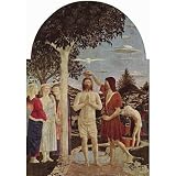 Piero della Francesca (Baptism of Christ) Art Poster Print - 11x17