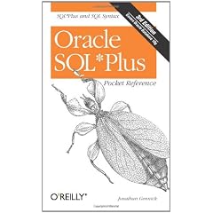 Oracle SQLPlus Pocket Reference (Pocket Reference (O'Reilly))