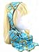Apparel : Head Band ~ Designer Inspired Turquoise with Gold Links