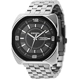 Diesel Watches Men's Black Analog 5 Link Bracelet