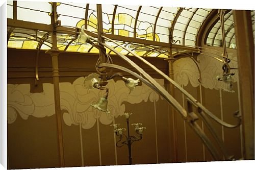 Canvas Prints of Art nouveau detail, Musee Victor Horta, Brussels, Belgium, Europe from Robert Harding