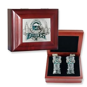 NFL Eagles Flared Team Shooters Collector Box