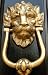 Brass Lion Statue Prime Minister Door Knocker Sculpture (The Digital Angel)