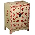 Butterfly & Peony Storage Cabinet