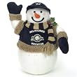 Milwaukee Brewers MLB Fiber Optic Light-Up Snowman (16")