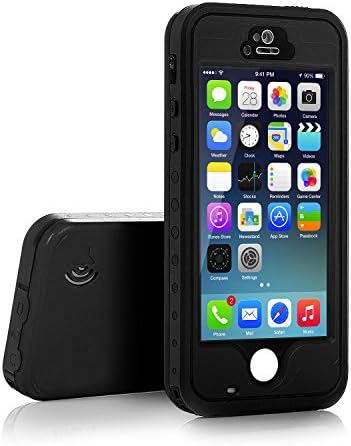 WaterproofShockproofDirtproofSnowproofProtectionCaseCoverforAppleIphone5s-Black