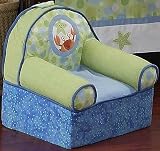 Product details for Lambs and Ivy Bubbles Slip Cover Chair