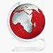 National Geographic EB-6BPB Burgundy 6 Inch Globes with Pedestal Base
