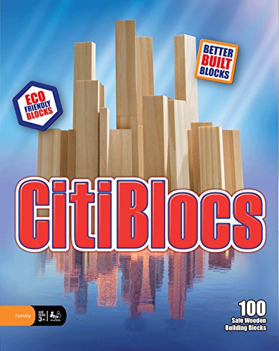 CitiBlocs 100-Piece Natural-Colored Building Blocks