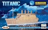 Puzzled, Inc. 3D Natural Wood Puzzle - Titanic