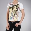 Jessie G. Women's Printed Scoop Neck Tee - Medium