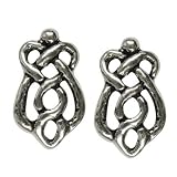 Celtic Goddess Knot - Stud Earrings Sterling Silver