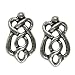 Celtic Goddess Knot - Stud Earrings Sterling Silver