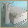 100pcs 4 3/4"(12cm) Plastic White Twist Ties