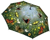 Hautman Brothers Butterflies Umbrella 46 arc, 100% Pongee Cover